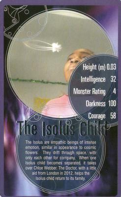 2007 Top Trumps Specials Doctor Who #NNO The Isolus Child Front