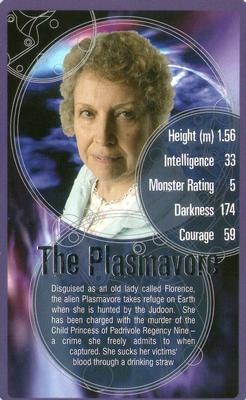 2007 Top Trumps Specials Doctor Who #NNO The Plasmavore Front