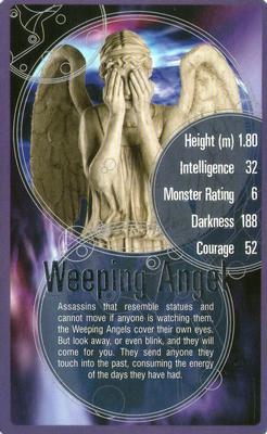 2007 Top Trumps Specials Doctor Who #NNO Weeping Angel Front