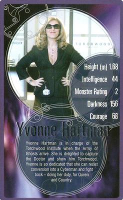 2007 Top Trumps Specials Doctor Who #NNO Yvonne Hartman Front