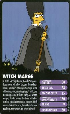 2003 Top Trumps Specials The Simpsons Horror Edition #NNO Witch Marge Front