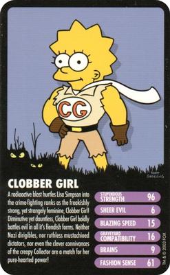 2003 Top Trumps Specials The Simpsons Horror Edition #NNO Clobber Girl Front