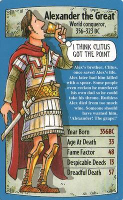 2009 Top Trumps Specials Horrible Histories #NNO Alexander The Great Front
