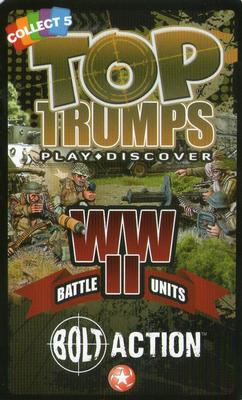 2014 Top Trumps Bolt Action WW2 Battle Units #NNO Title Card Front