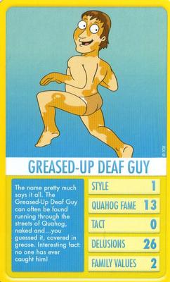 2014 Top Trumps Family Guy #NNO Greased-Up Deaf Guy Front