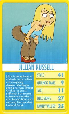 2014 Top Trumps Family Guy #NNO Jillian Russell Front