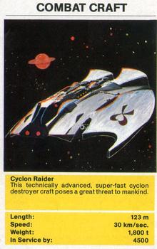 1982 Top Trumps Spacecraft #NNO Cyclon Raider Front