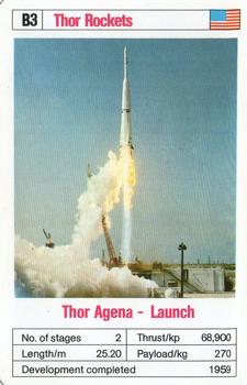1978-81 Ace Trumps Space Rockets #B3 Thor Agena - Launch Front