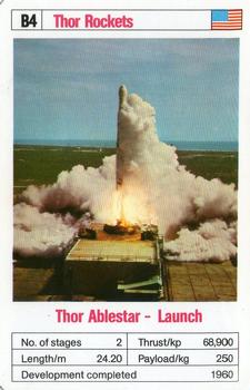 1978-81 Ace Trumps Space Rockets #B4 Thor Ablestar - Launch Front