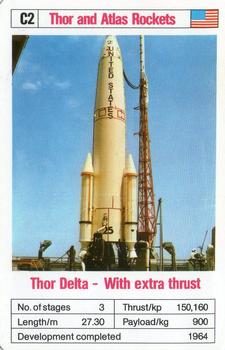 1978-81 Ace Trumps Space Rockets #C2 Thor Delta - With extra thrust Front