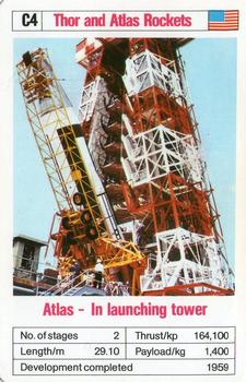 1978-81 Ace Trumps Space Rockets #C4 Atlas - In launching tower Front
