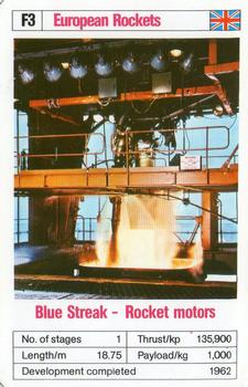 1978-81 Ace Trumps Space Rockets #F3 Blue Streak - Rocket motors Front