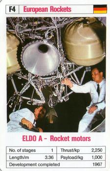 1978-81 Ace Trumps Space Rockets #F4 ELDO A - Rocket motors Front