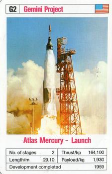1978-81 Ace Trumps Space Rockets #G2 Atlas Mercury - Launch Front