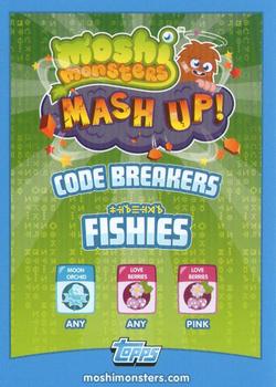 2012 Topps Moshi Monsters Mash Up Code Breakers #14 Blurp Back