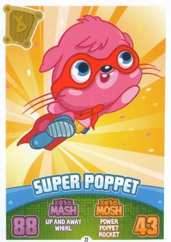 2012 Topps Moshi Monsters Mash Up Code Breakers #77 Super Poppet Front