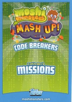 2012 Topps Moshi Monsters Mash Up Code Breakers #204 Super Poppet Back