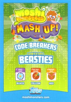 2012 Topps Moshi Monsters Mash Up Code Breakers #4 Shishi Back