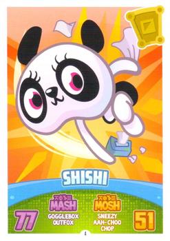 2012 Topps Moshi Monsters Mash Up Code Breakers #4 Shishi Front