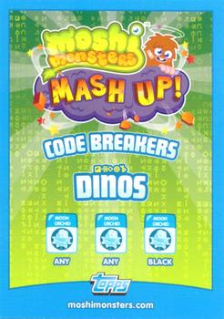 2012 Topps Moshi Monsters Mash Up Code Breakers #11 Doris Back