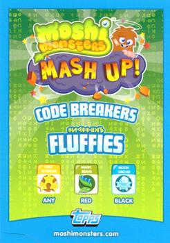 2012 Topps Moshi Monsters Mash Up Code Breakers #18 Flumpy Back