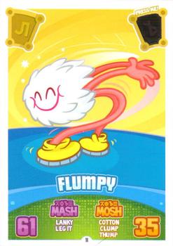 2012 Topps Moshi Monsters Mash Up Code Breakers #18 Flumpy Front