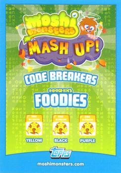 2012 Topps Moshi Monsters Mash Up Code Breakers #23 Oddie Back
