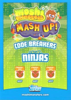 2012 Topps Moshi Monsters Mash Up Code Breakers #29 Chop Chop Back