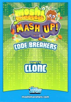 2012 Topps Moshi Monsters Mash Up Code Breakers #63 Squiff Back