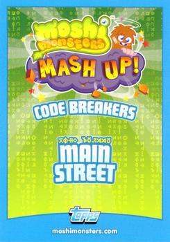 2012 Topps Moshi Monsters Mash Up Code Breakers #70 Moe Yukky Back