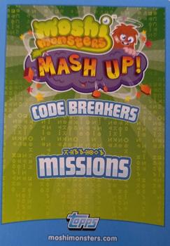 2012 Topps Moshi Monsters Mash Up Code Breakers #87 Bonkers Back