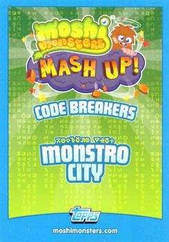 2012 Topps Moshi Monsters Mash Up Code Breakers #89 Roary Scrawl Back