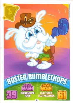 2012 Topps Moshi Monsters Mash Up Code Breakers #91 Buster Bumblechops Front