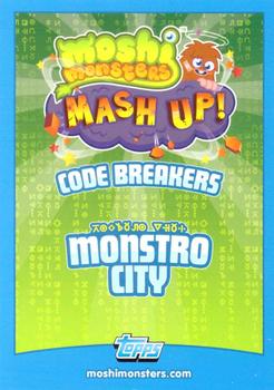 2012 Topps Moshi Monsters Mash Up Code Breakers #93 Simon Growl Back