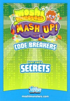 2012 Topps Moshi Monsters Mash Up Code Breakers #101 Blingo Back