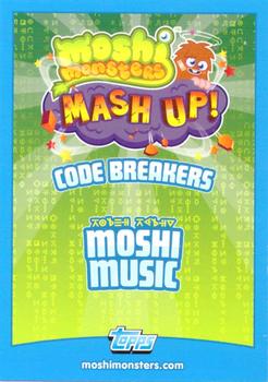 2012 Topps Moshi Monsters Mash Up Code Breakers #102 Zack Binspin Back