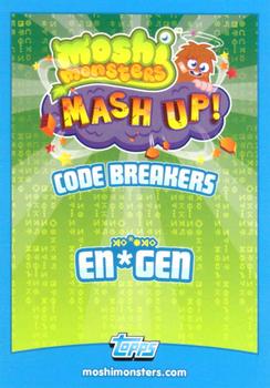 2012 Topps Moshi Monsters Mash Up Code Breakers #109 Dizee Bolt Back