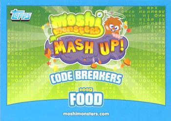 2012 Topps Moshi Monsters Mash Up Code Breakers #152 Spam Burger Back