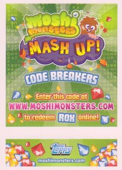 2012 Topps Moshi Monsters Mash Up Code Breakers #158 Puzzle Card Back