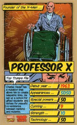 2014 Top Trumps Marvel Who Is The Mightiest? #NNO Professor X Front