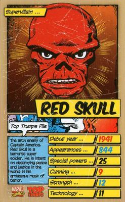2014 Top Trumps Marvel Who Is The Mightiest? #NNO Red Skull Front