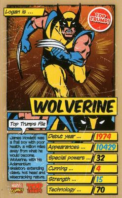 2014 Top Trumps Marvel Who Is The Mightiest? #NNO Wolverine Front