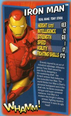 2012 Top Trumps Ultimate Marvel Heroes #NNO Iron Man Front