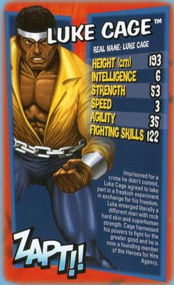2012 Top Trumps Ultimate Marvel Heroes #NNO Luke Cage Front