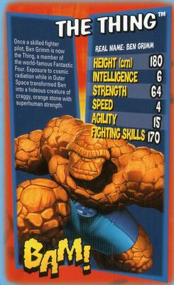 2012 Top Trumps Ultimate Marvel Heroes #NNO The Thing Front