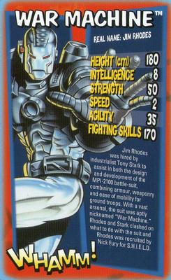 2012 Top Trumps Ultimate Marvel Heroes #NNO War Machine Front