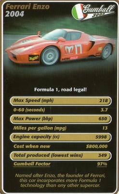 2005 Top Trumps Supercars 2 #NNO Ferrari Enzo Front