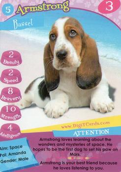 1995 Digit Cards Happy Puppy #5 Armstrong Front