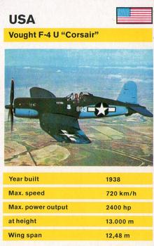 1982 Top Trumps Fighters #NNO Vought F-4 U 