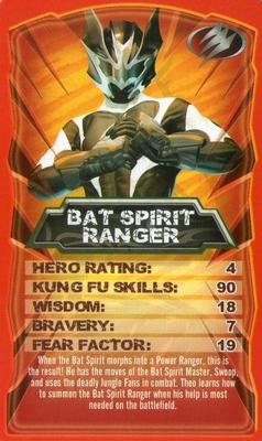 2009 Top Trumps Specials Power Rangers Jungle Fury #NNO Bat Spirit Ranger Front